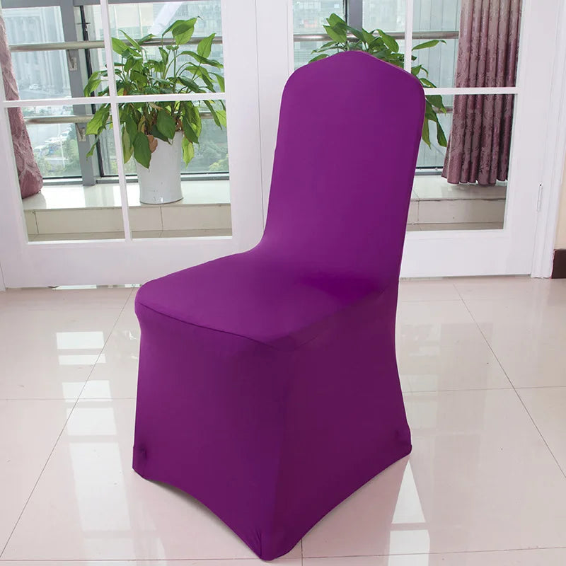 Fashion Hotel Commercial Furniture Cheap Stretchy Frame Fabric Cover Banquet Wedding Event Chairs Covers