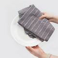 Fine Fiber Striped Household Cleaning Towels Enlarged and Thickened Household Living Room Furniture Towel Dust Removal Cloth