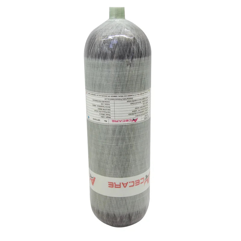 Acecare 6.8L CE 4500psi Hpa Tank and Composited Carbon Fiber Oxygen Cylinder for Scuba Rebreather