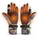 Thin Heated Sports Gloves for Ski Cycling & Outdoor Hunting-Self Heating Waterproof Lightweight