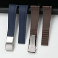 High End Waterproof CTS Rubber Watch Strap 20mm 22mm Solid Color Quick Release Liquid Silicone Watch Band for Smart Watch