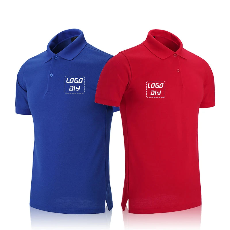 Manufacturer Golf Fashion Clothing Men's Printed Cotton Fabric Embroidery Custom logo Polo Shirt