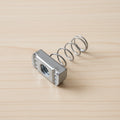 MALAXY Factory Price M6 M8 M10 T Channel Spring Nut Zinc Plated Long Spring Strut Channel Nut