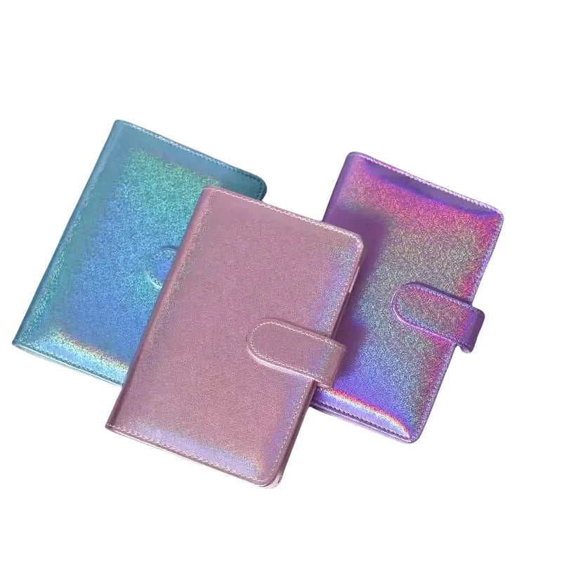 Wholesale Macaron A6 PU Leather Binder 60 Sheet Loose-Leaf Cover Agenda Planificateur De Budget Dairy Notebooks Hard Cover