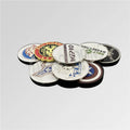 Personalized Custom Zinc Alloy Golf Course Marker Set-Durable & Lightweight with Logo for Tournament Use and Gift Option
