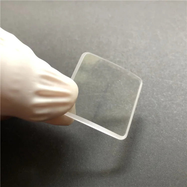 Hot Selling Rectangle Sapphire Crystal Glass 23.8 X 23.8mm Beveled Edges for Women's Cartler Santtos De Wristwatch Parts