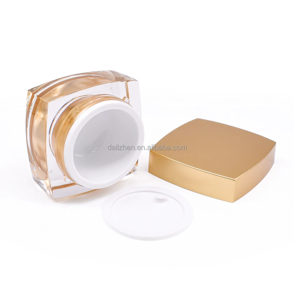 Empty Luxury Cosmetic Container 15g 30g 50g Acrylic Skin Care Cream Jars