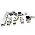 YL Easy to Install Stainless Balustrade Railing Accessories Conectores De Tube Cuadrado 40x40