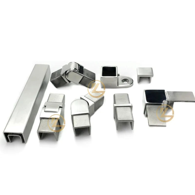 YL Easy to Install Stainless Balustrade Railing Accessories Conectores De Tube Cuadrado 40x40