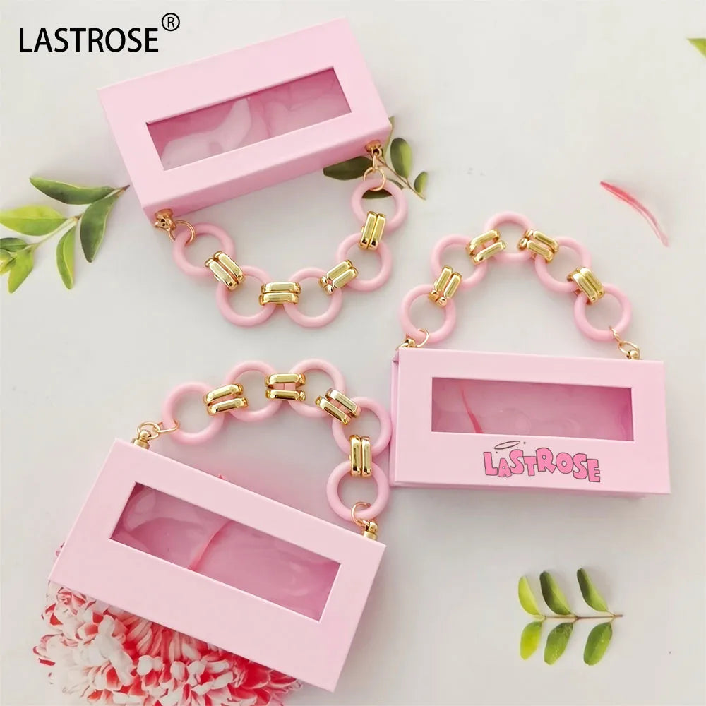 OEM Lash Box with Rhinestone Wholesale Eyelash Packaging Box OEM Eyelash Packaging with logo