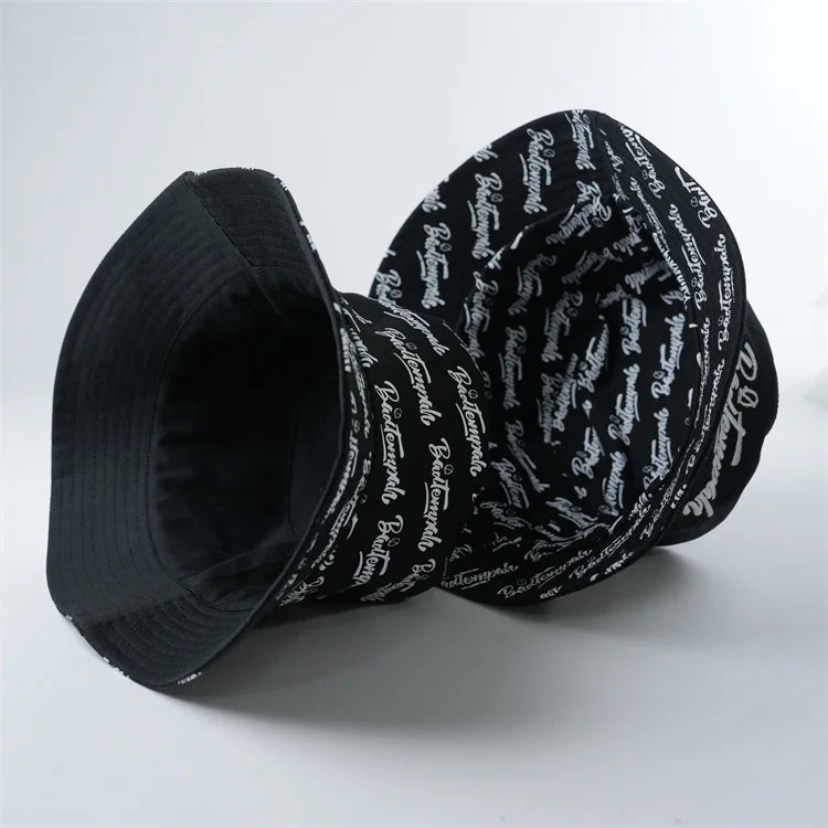 New Designer Fashion Unisex Reversible Fisherman Caps Logo Custom Printed Bucket Hats Wholesale
