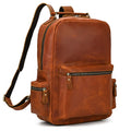 High Fashion Laptop Bagpack 15.6 Inch Computer Bag Men Male Casual Daypack School Bags Men's Leather Backpack for Travel