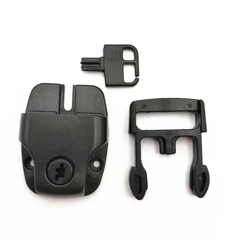 Plastic Key Buckle with Screws Sure Lock Hot Tub Spa Cover Replacement Latches with Keys Lock Buckle for Outdoor Bag Home Use