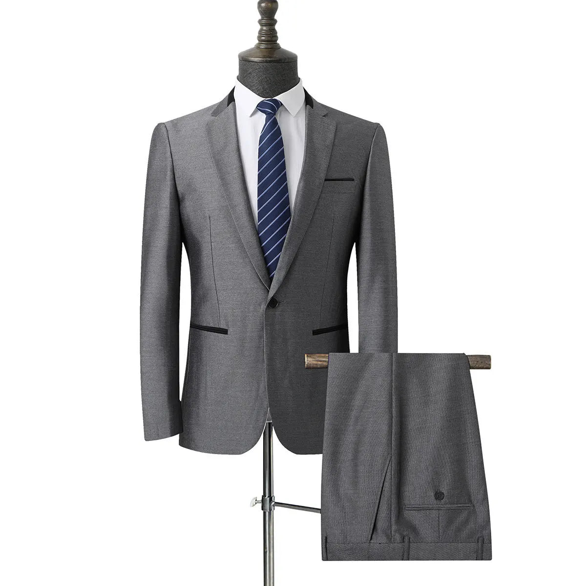Hot Sale Blazers for Men Pent Coat Mens Suit Stripe Business Attire Temperament Men Formal Suits