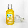 Private Label 250ml 350ml 500ml Glass Stout Beverage Bottle with Metal Lid for BBQ Cold Pressed Juice Chilli Sauce