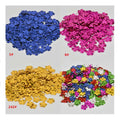 14mm Diy Christmas Party Decorative Sequins Costume Dress Bag Shoes Hat Embellished Wholesale Bulk plum Flower PVC Sequins