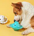 Pet Dog Leaking Food Toy Interactive  UFO Intellectually Stimulating Funny Play Puzzle Toys Cats Dogs Leaky Food Toy