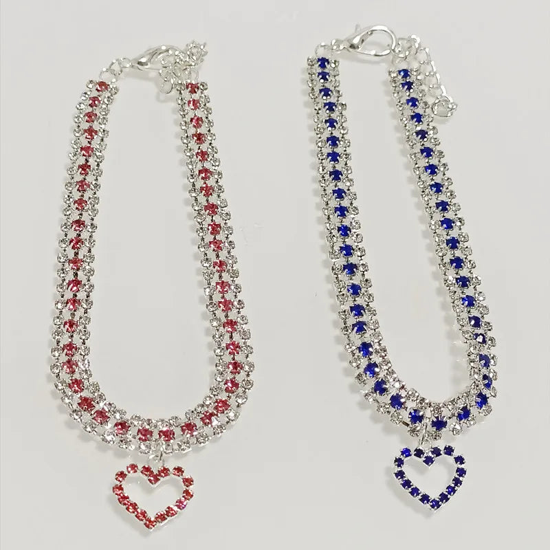 Fashion Pom Pom Luxury Male Female Cat Pet Dog Gold Chain Choker