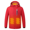 Mens Rechargeable Battery Heated Jacket Winter Waterproof Outdoor Electric Heating Jacket