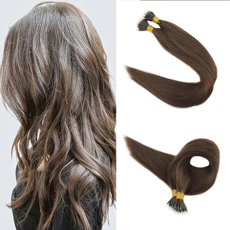 Manufactory Wholesale Brazilian Nano Ring Hair Double Drawn Virgin Nano Ring Human Hair Extensions