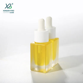 Wholesale 10ml Transparent Essential Oil & Face Cream Dropper Bottle with Screen Printing and Screw Cap for Cosmetic Packaging