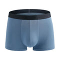 Men's High Quality Modal Mid-Rise Boxer Briefs Solid Color Breathable Underwear with Suck Sweat Feature
