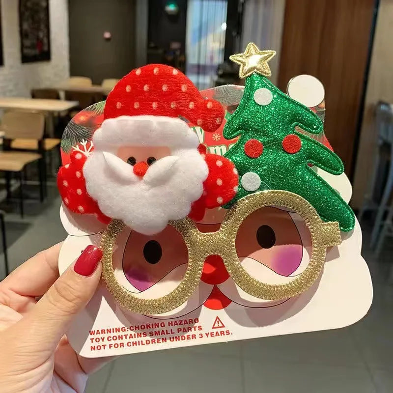 Wholesale Christmas Kids Round Sunglasses Custom Festival Designer Shades Fashion Children Sun Glasses Cute Girls Eyewear