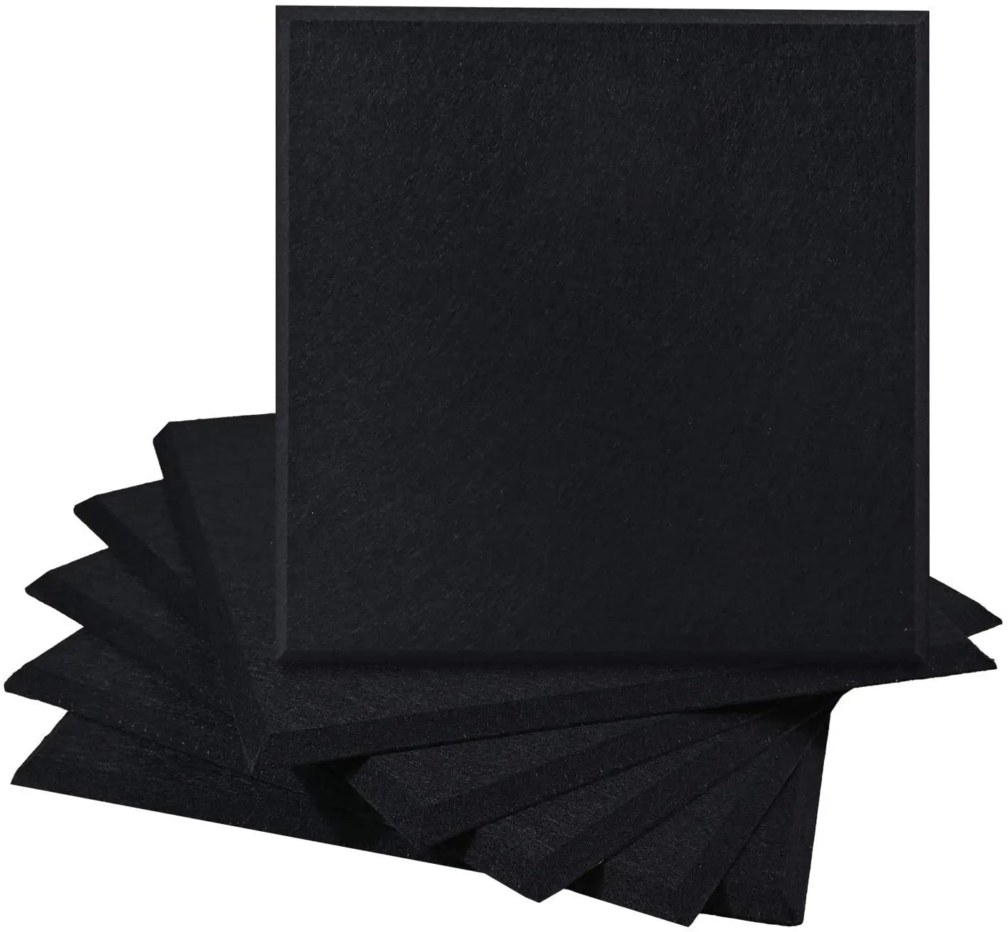square Sound Absorption PET Acoustic Panels Beveled Polyester Acoustic Wall Panel
