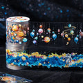Star River Roll Series 1 PET Tape Water Activated Rubber Adhesive Waterproof Decorative Stickers for DIY Handbooks and Masking