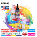 FCOLOR 100ml DTF Ink White Tintas Para Impresora Dtf L1800 Ink for Film Pet XP600 I3200 Printing Machine Transfer Printing Ink