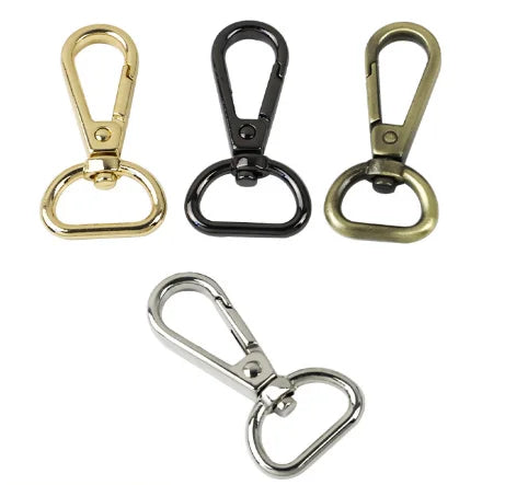 Metal D-ring Hook Buckle Lobster Clasp Swivel Snap Dog Buckle