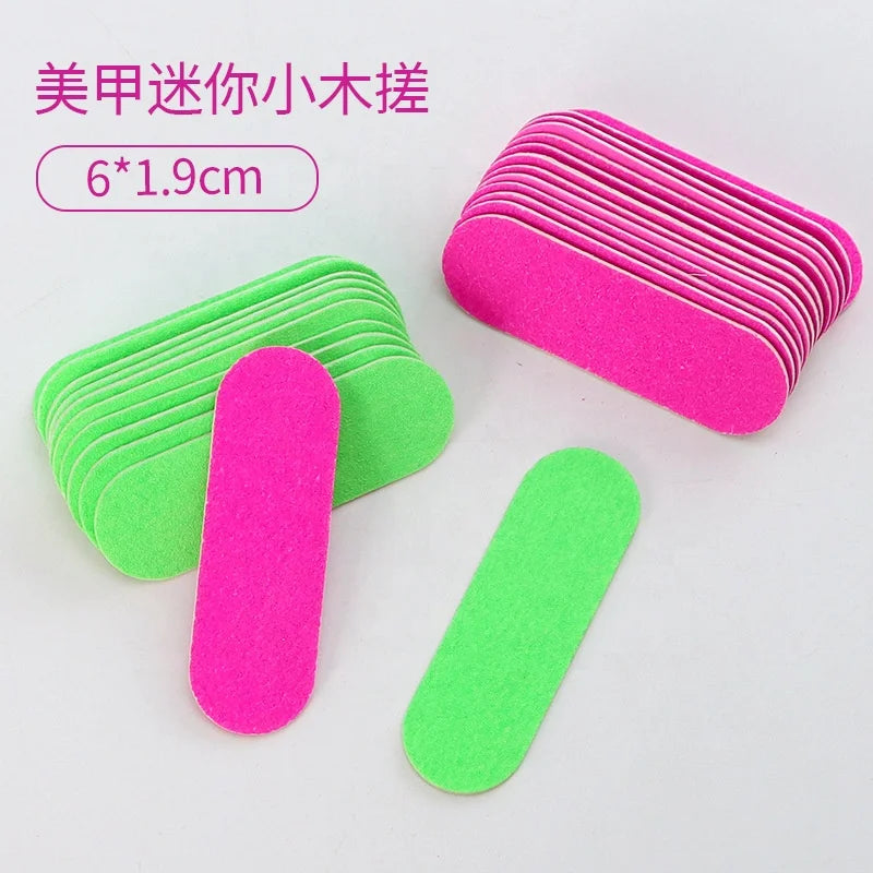 Disposable Washable Pet  Mini Colorful  Wooden Nail File