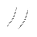 High-quality Stainless Steel 1.5mm Curve Double-flange 12 14 16 17 18 19 20 21 22 23 24 26 28mm Watch Spring bar Manufacture
