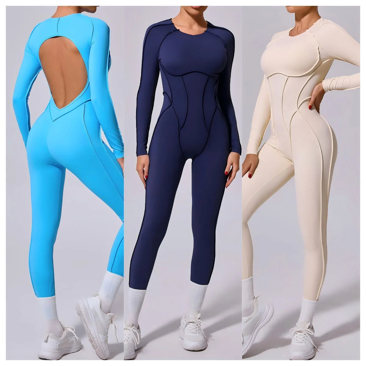 Wholesale Custom High-Impact Sports Bodysuits & Jumpsuits Beautiful Back Fitness Wear for Women Hip Lifting Design