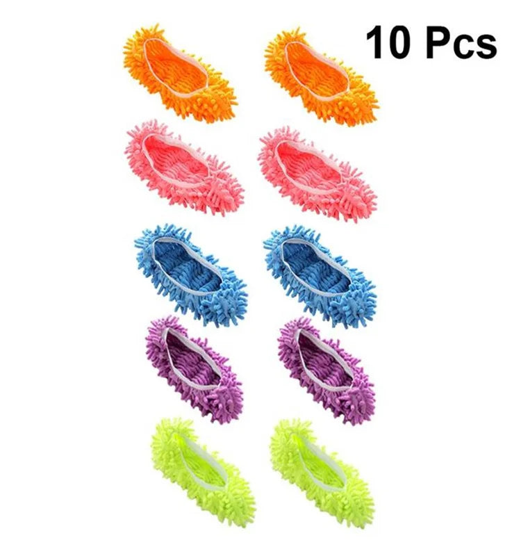 Chenille Dust Mop Slippers Foot Socks Mop Multi-Function Floor Cleaning Other Household Cleaning Tools and Accessories