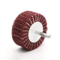 Aluminum Oxide Scouring Pad Emery Cloth Flap Wheel with Mounted Grinding Head for Surface Polishing and Grinding