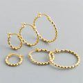 SP Customize Size 15/21/26mm Earring Jewelry Woman Hoop Earring 925 Sterling Silver