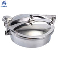 Aohoy Dairy Stainless Steel Ss304 Ss316l tank Circular Non-Pressure Manway Door Sanitary Round Manhole Cover for Milk