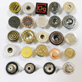 Wholesale Custom Made Zinc Alloy Metal Replacement Jean Jacket Buttons Jeans Pants Denim Buttons Full Set for Denim Jeans