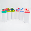 Topjlh 360 ml 12 oz Double Insulated Stainless Steel Kids Flip Top Tumbler Straight Blank Child Sublimation Sippy Water Bottle