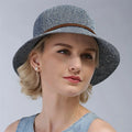 Breathable Ladies Summer Beach Hat Female Sun Protective Raffia Straw Hat