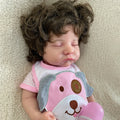 Waterproof 50CM 20" Stretchy Soft Silicone Reborn Baby Doll Blank Lifelike Newborn Girl Levy With Hair Artist Collectibles Toy