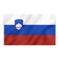 3x5ft Double Sided 100% Polyester Silk Screen Printed Flag 2 Grommets Strong Double Stitched European World National Slovenian