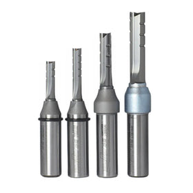Industrial Grade 1/2 Inch Shank Tct Straight Knife 3 Flute Trimming Machine Engraving Slotting Drill Milling Cutter
