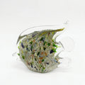 Gray-green Handmade Murao Art Glass Marine Fish Ornaments for Gifts