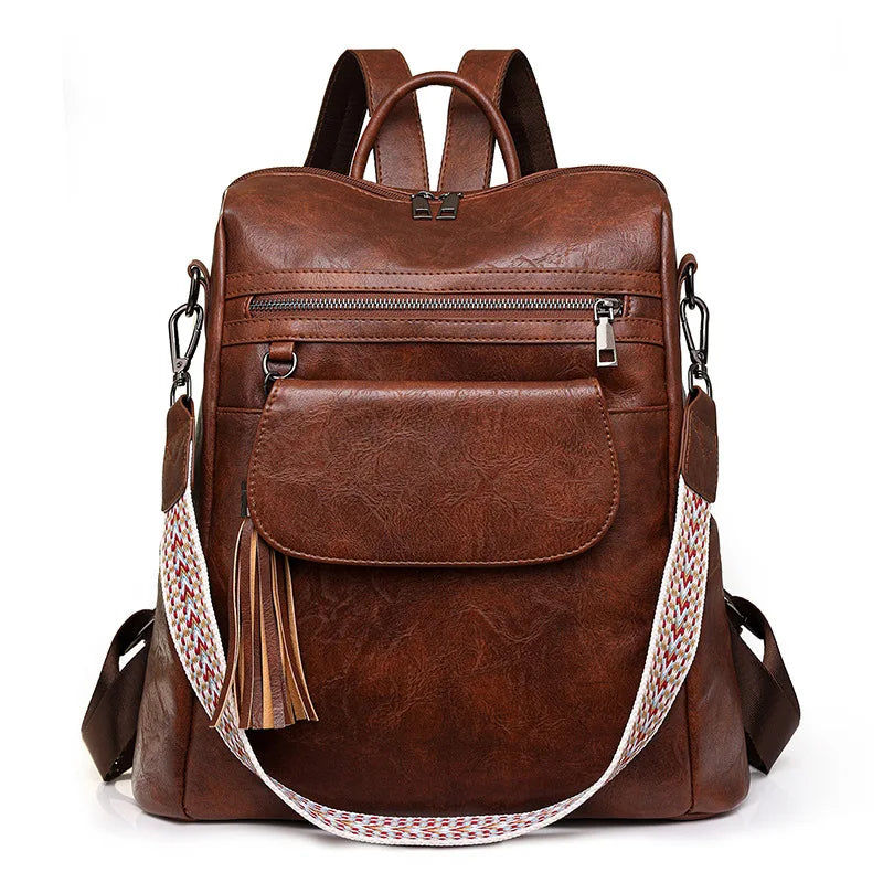 2025 NEW PU Leather Backpacks for College Girls Wholesale Women Backpacks China Factory Directly Sales Custom logo