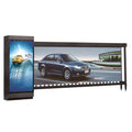 Factory Price Automatic Car Parking Barrier Gate Ip68 Security Advertising Flood Defence Gate With Led Screen Light