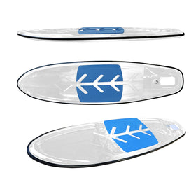 CE Certificated Clear SUP Paddle Board Transparent Stand-up Kayak