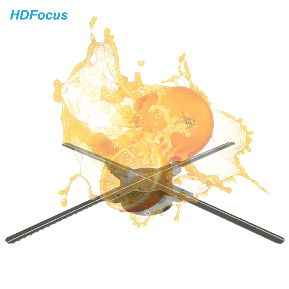 Led Displays Screens 3d Advertising 50cm Hologram Equipment Hd Resolution Holographic Fan Led 3d Hologram Fan