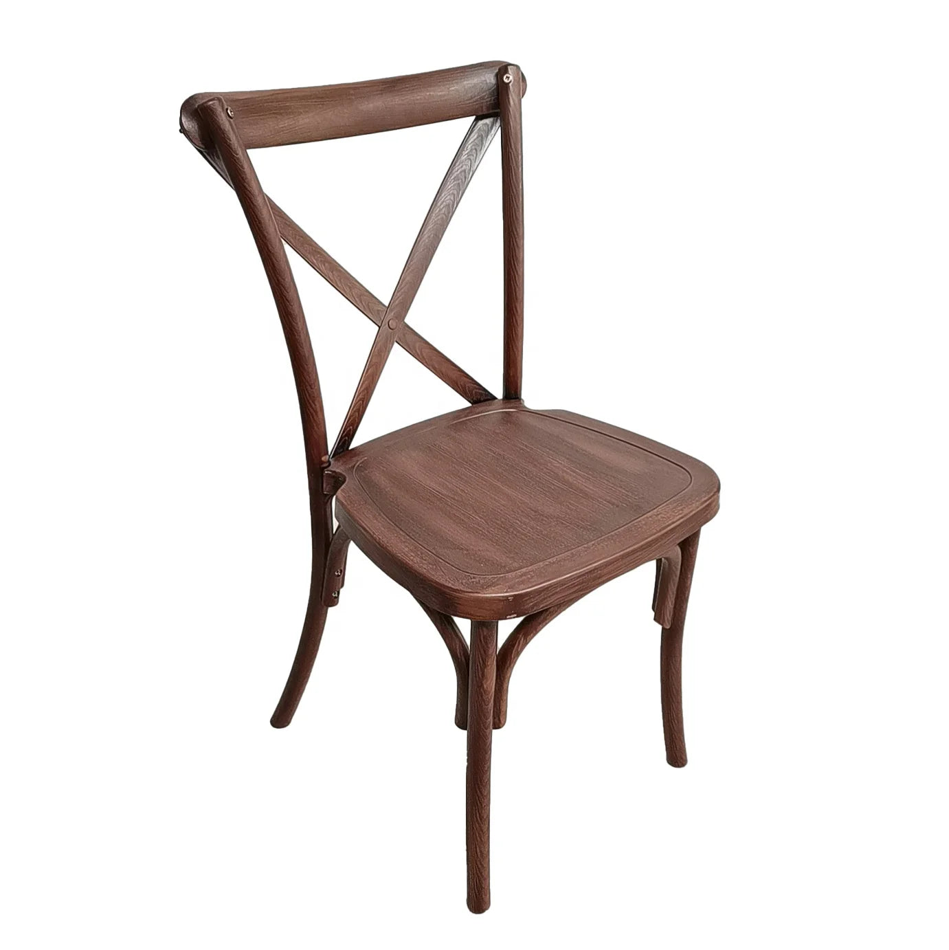 Stackable Commercial Furniture Plastic Resin Cross Back Chair Party Wedding Events
